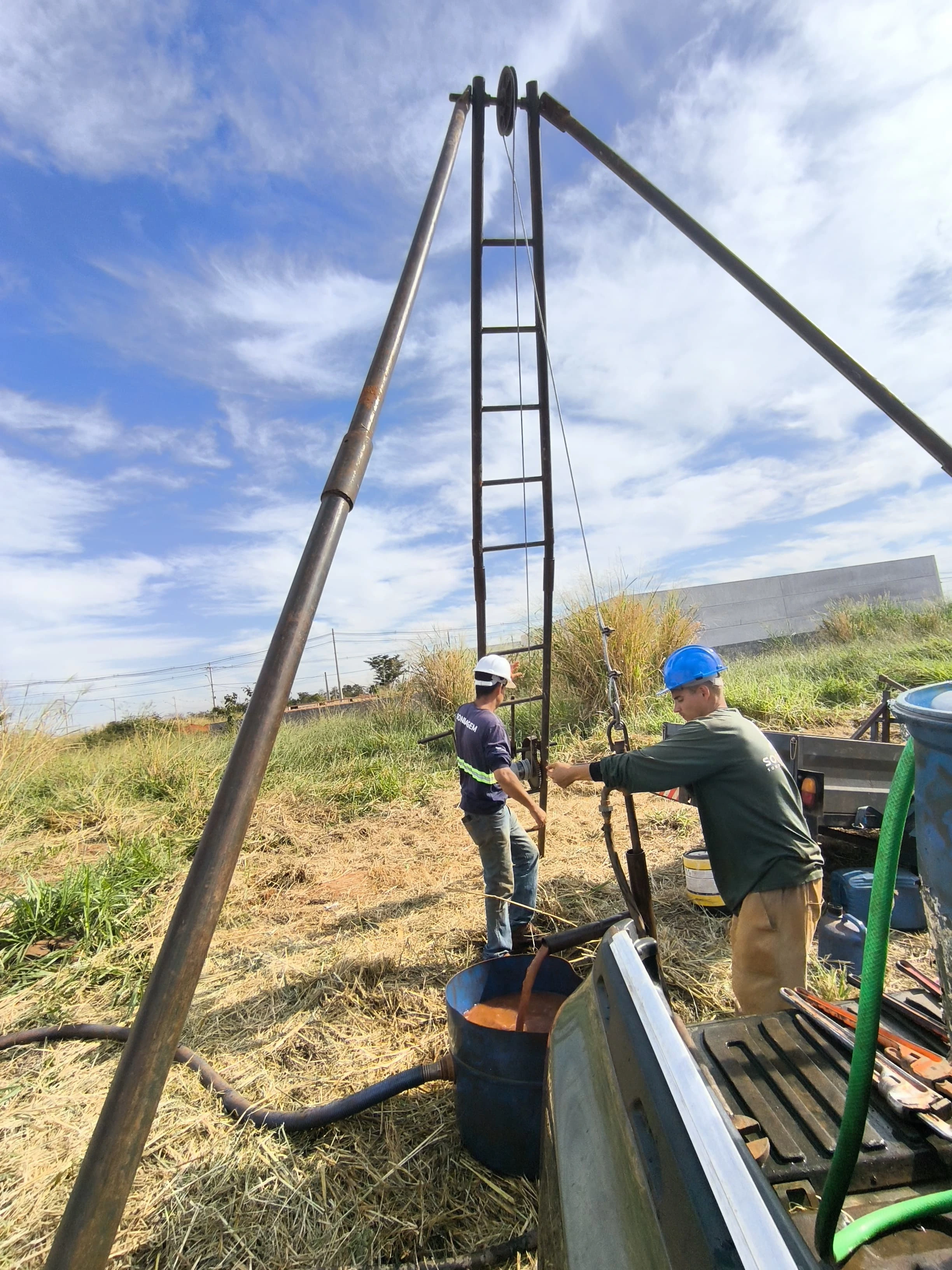 Sondagem SPT em Aparecida dOeste